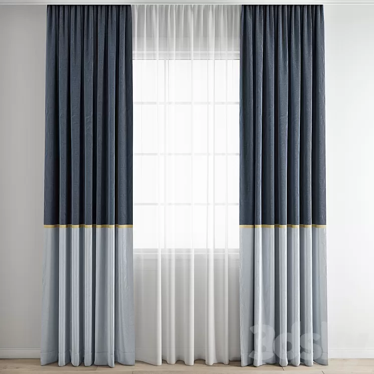 Curtain 357 3D Model