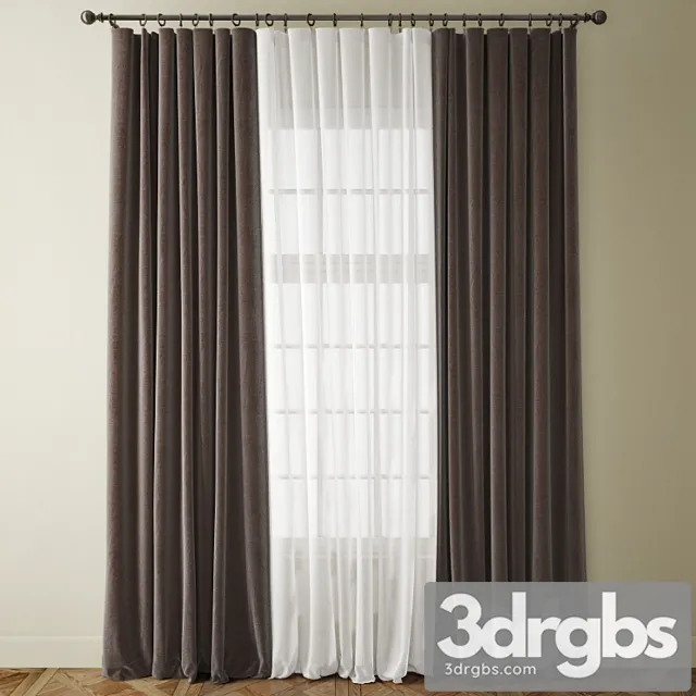 Curtain 37 3D Model Free