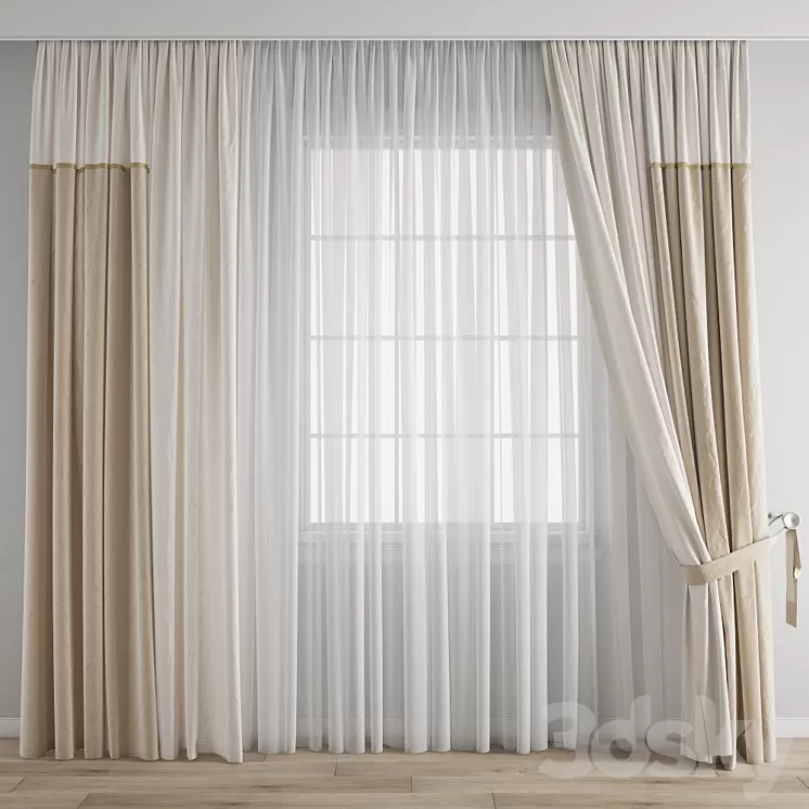 Curtain 371 3D Model