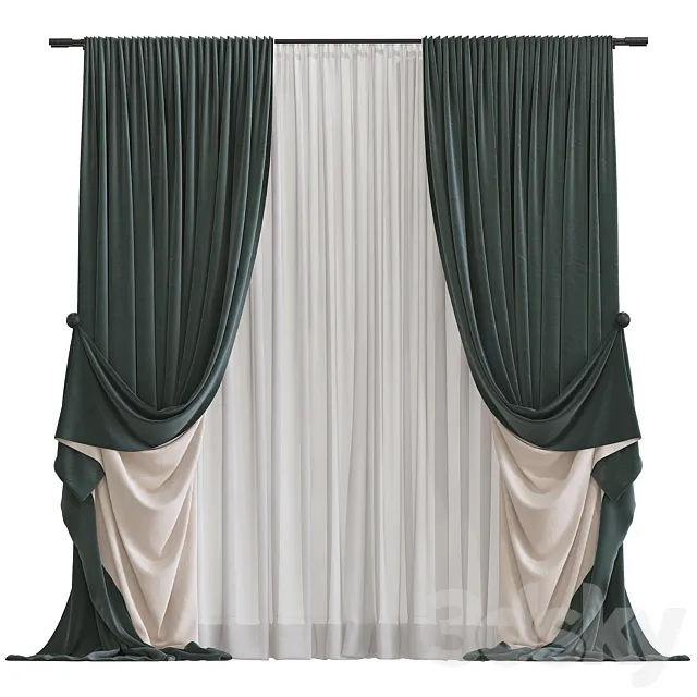 Curtain #375 3D Model