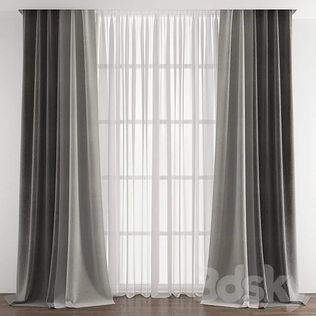 Curtain 378 3D Model