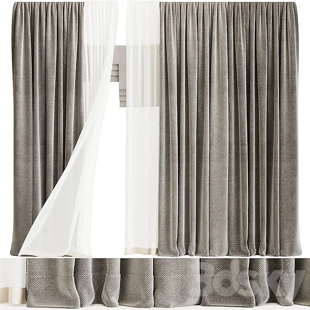Curtain 38 3D Model