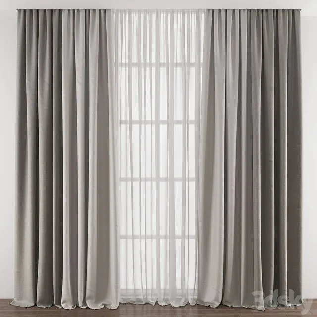Curtain 384 3D Model