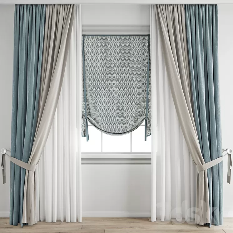 Curtain 385 3D Model
