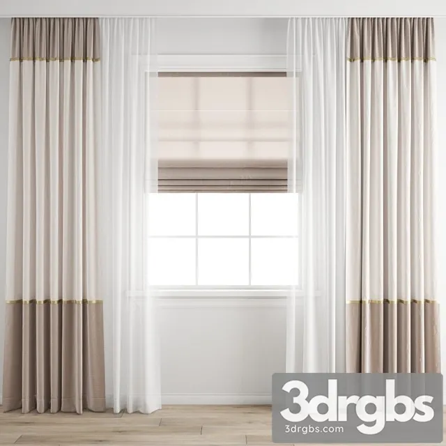Curtain 389 1 3D Model Free