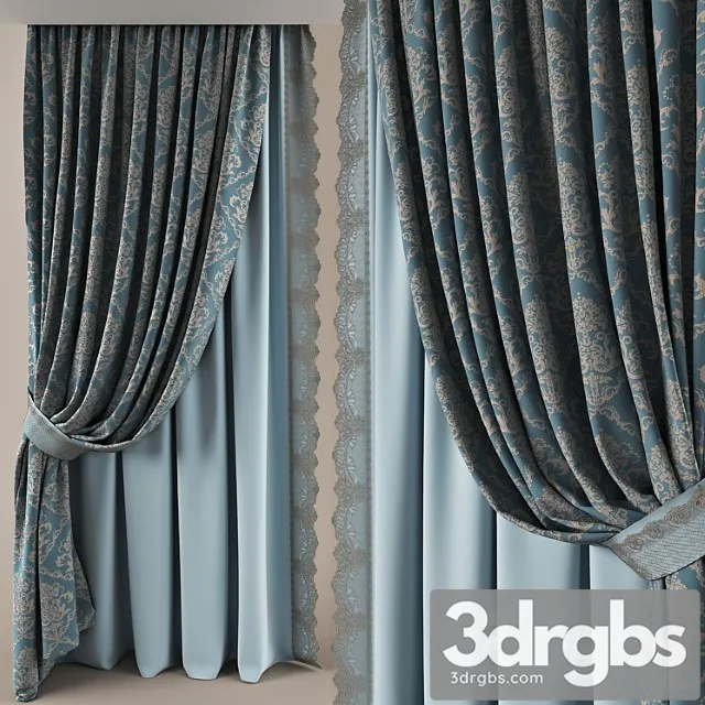 Curtain 397 3D Model Free
