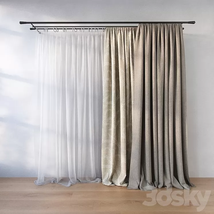 Curtain 3D Model