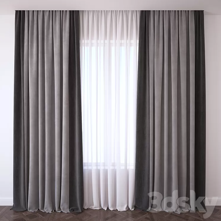 Curtain 3D Model