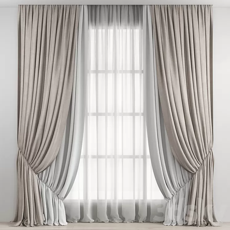 Curtain 3D Model
