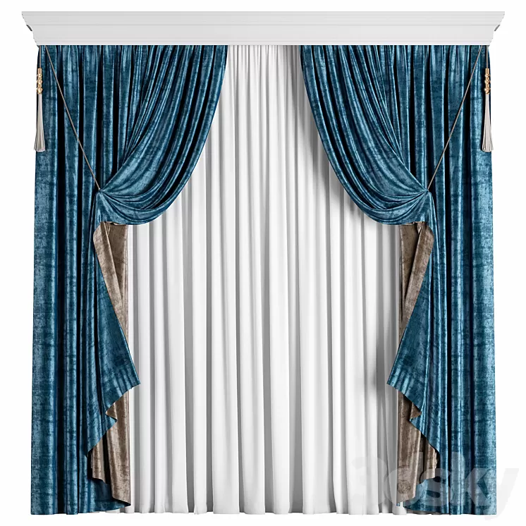 Curtain 3D Model Free
