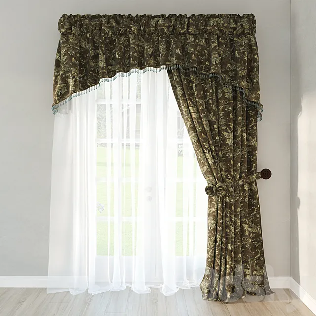 Curtain 3D Model