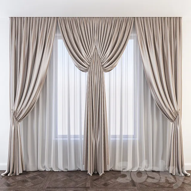 Curtain 3D Model