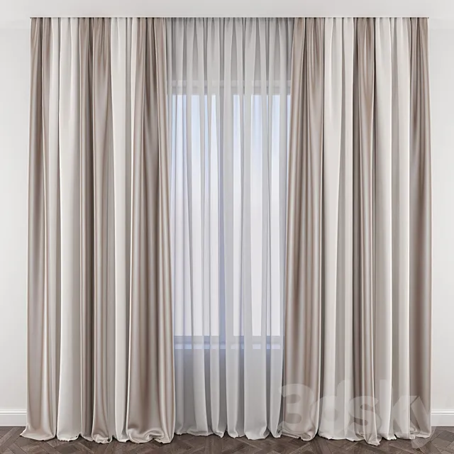 Curtain 3D Model