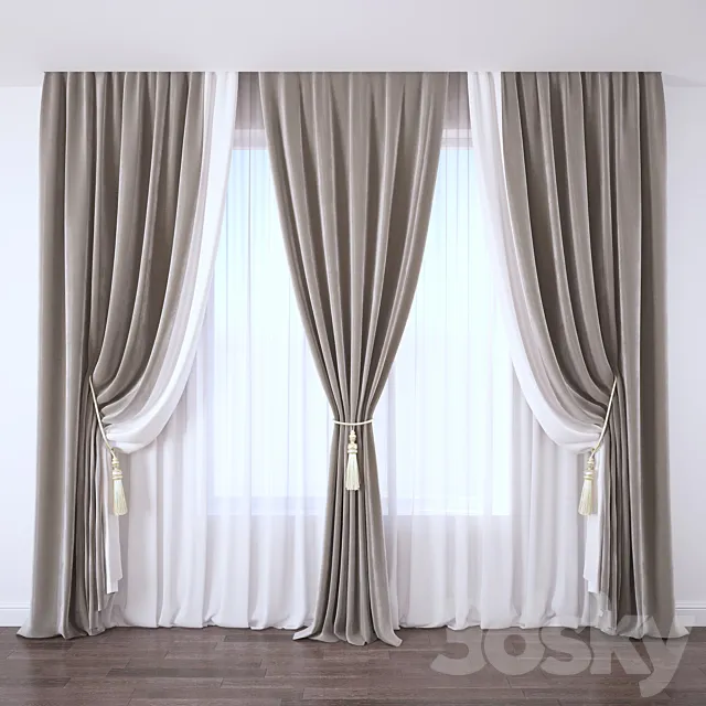 Curtain 3D Model