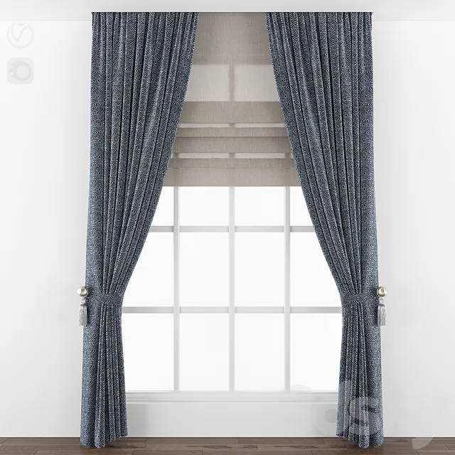 Curtain 3D Model