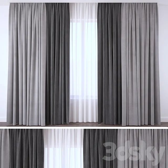 Curtain 3D Model