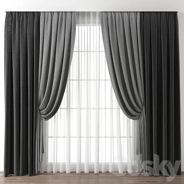 Curtain 3D Model