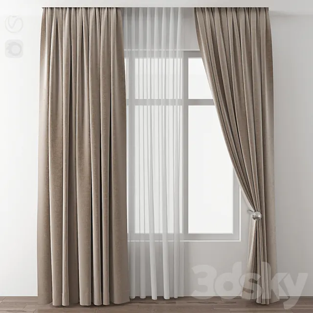 Curtain 3D Model