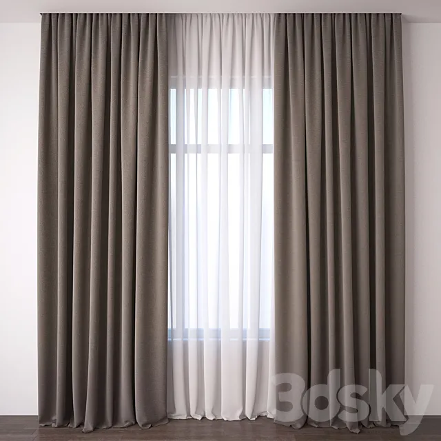 Curtain 3D Model