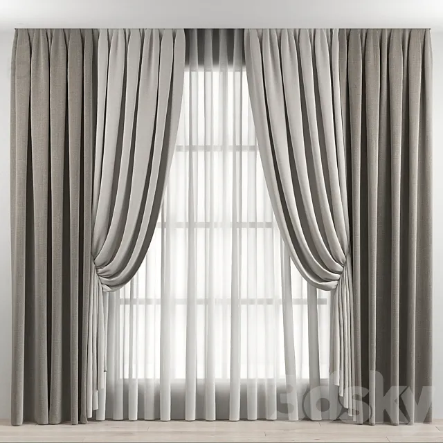 Curtain 3D Model