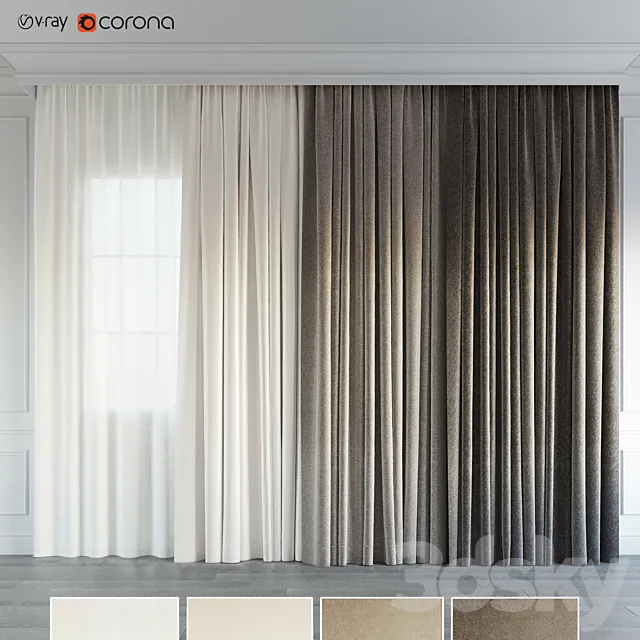 curtain 3D Model