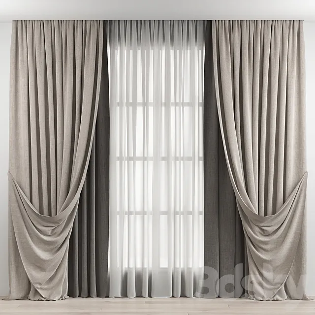 Curtain 3D Model
