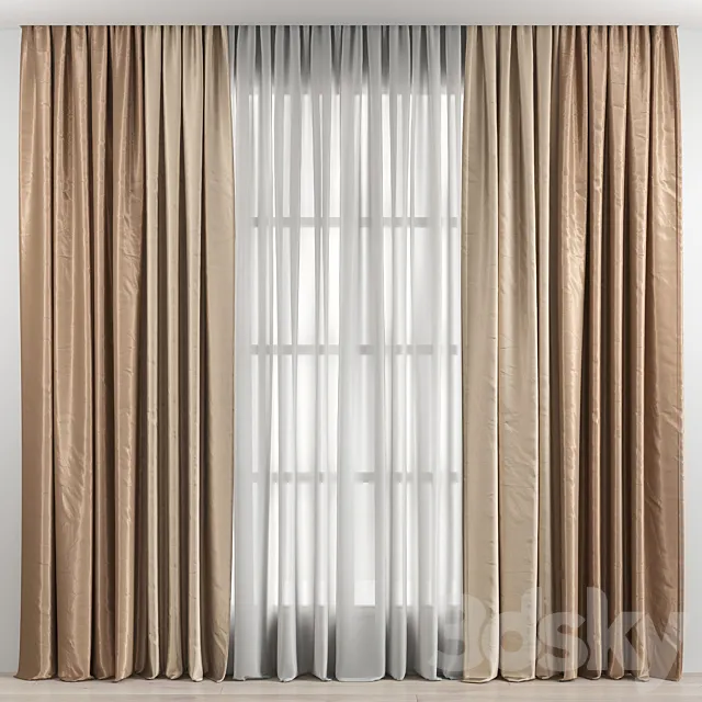 Curtain 3D Model