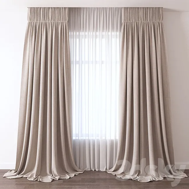Curtain 3D Model