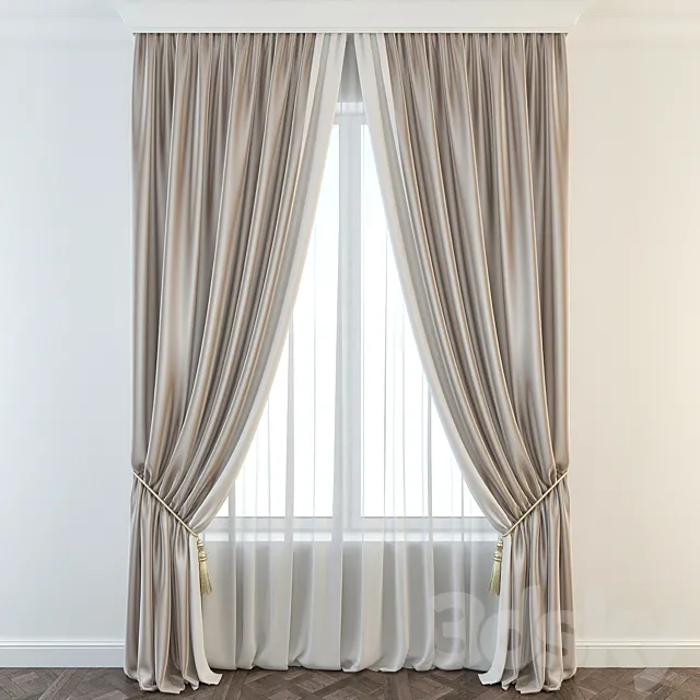 Curtain 3D Model