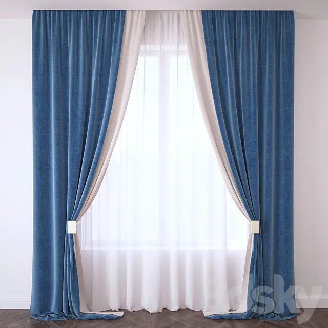 Curtain 3D Model