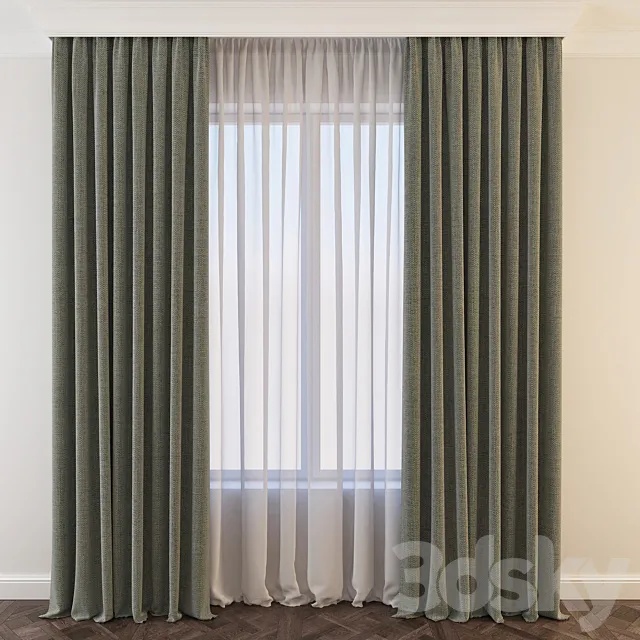 Curtain 3D Model