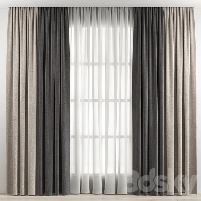 Curtain 3D Model