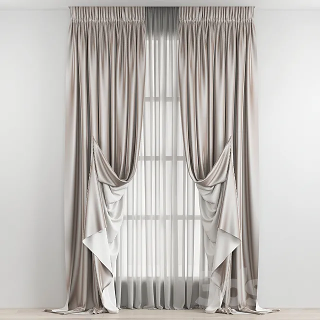 Curtain 3D Model