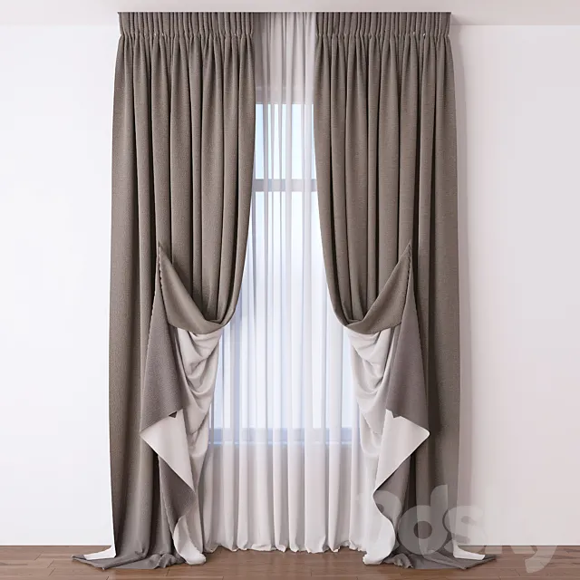 Curtain 3D Model