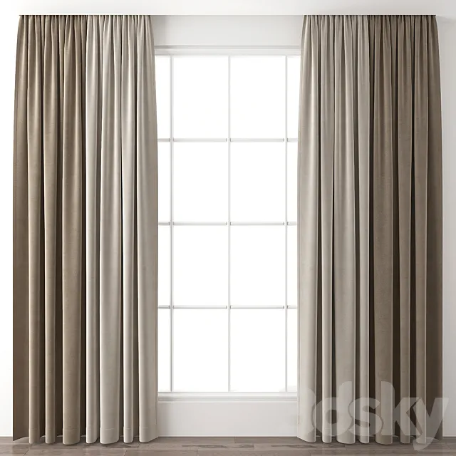 Curtain 3D Model