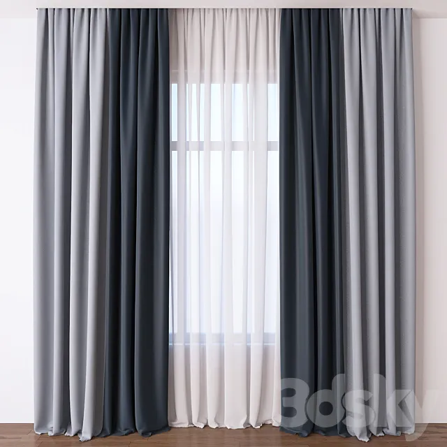 Curtain 3D Model
