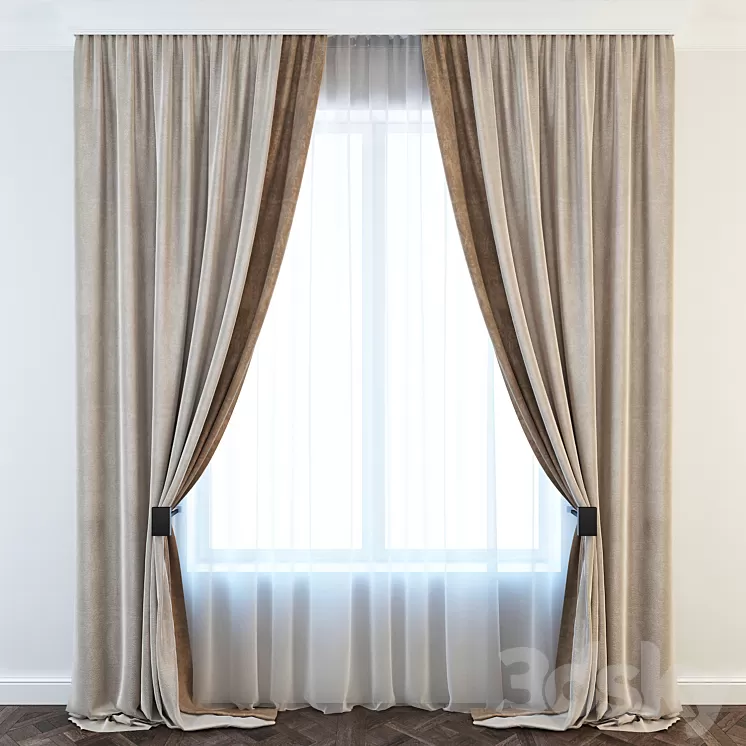 Curtain 3D Model