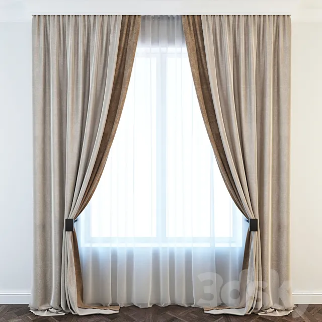 Curtain 3D Model