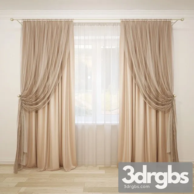 Curtain-4 3D Model Free