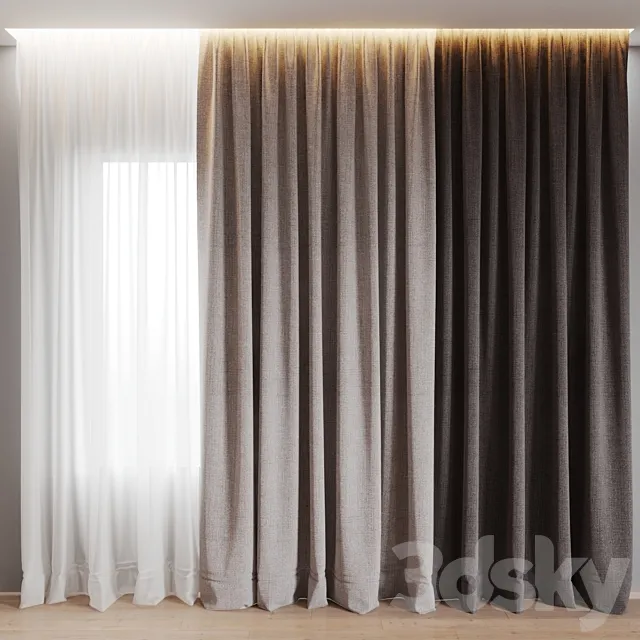 curtain 4 3DModel