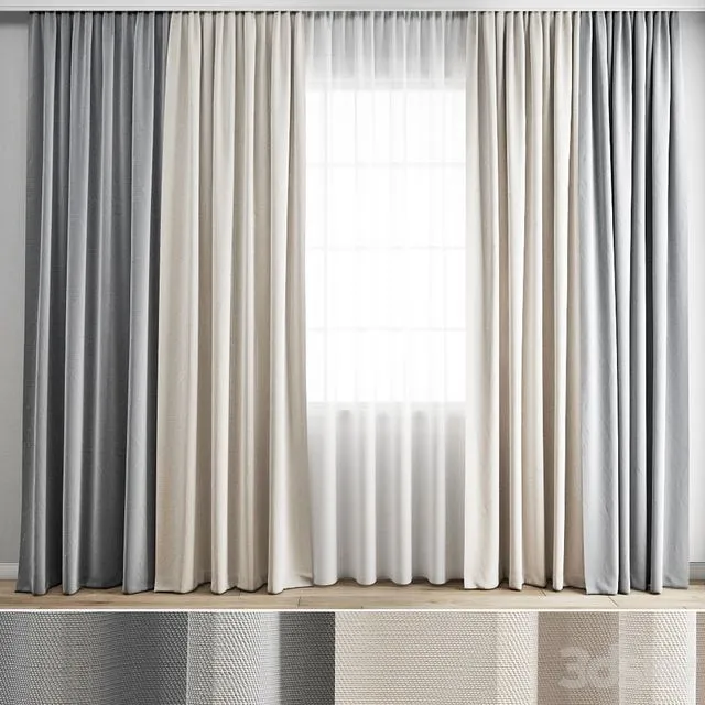 Curtain 406 3D Model
