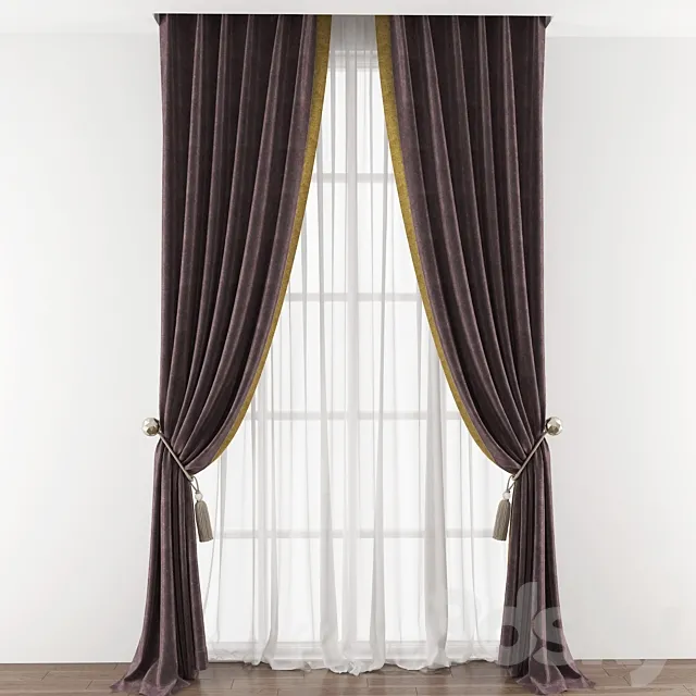 Curtain 409 3D Model