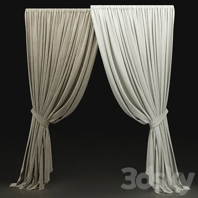 Curtain 41 3D Model