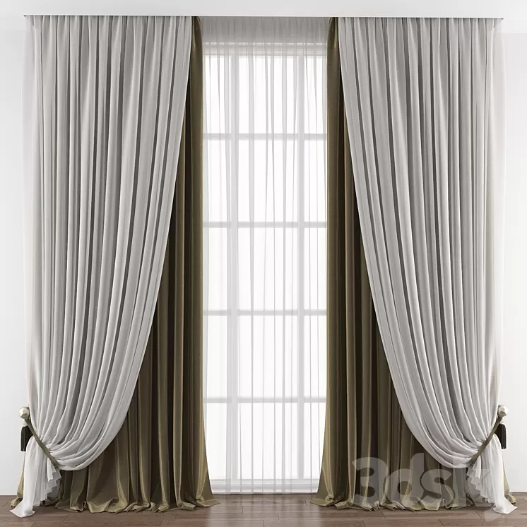 Curtain 412 3D Model