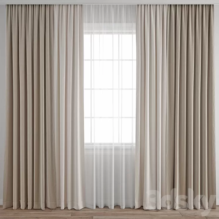 Curtain 415 3D Model