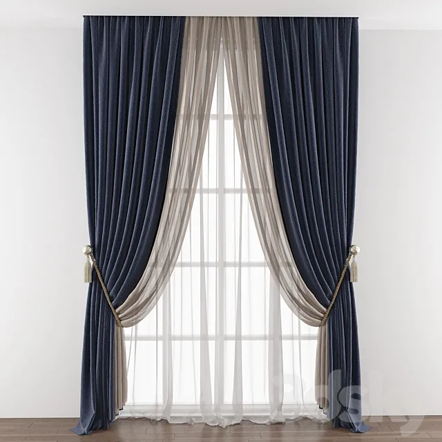 Curtain 416 3D Model