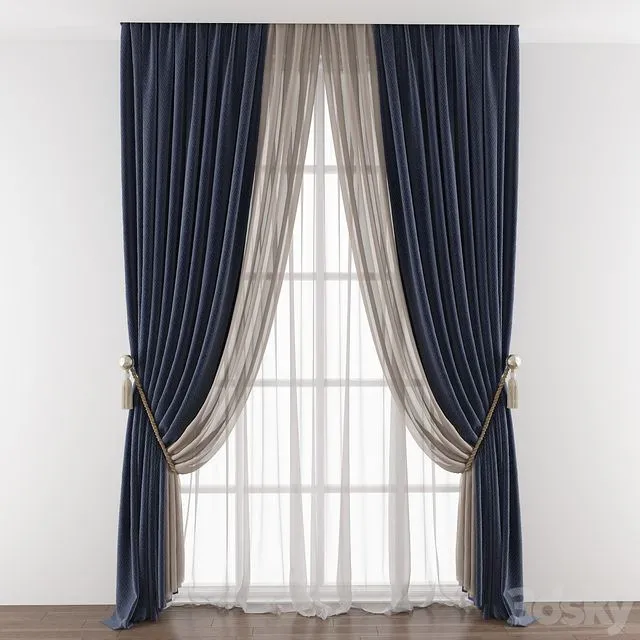 Curtain 416 3D Model