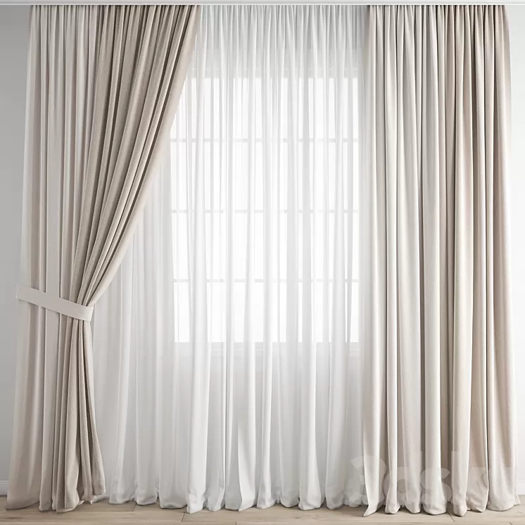 Curtain 420 3D Model Free