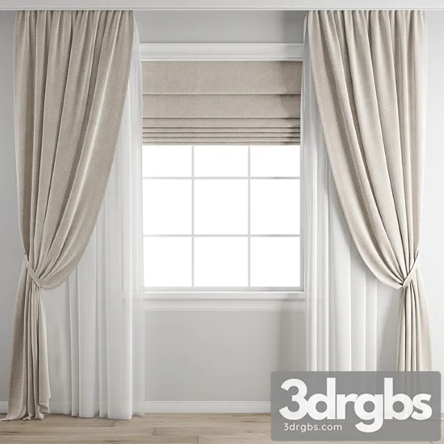 Curtain 421 3D Model Free