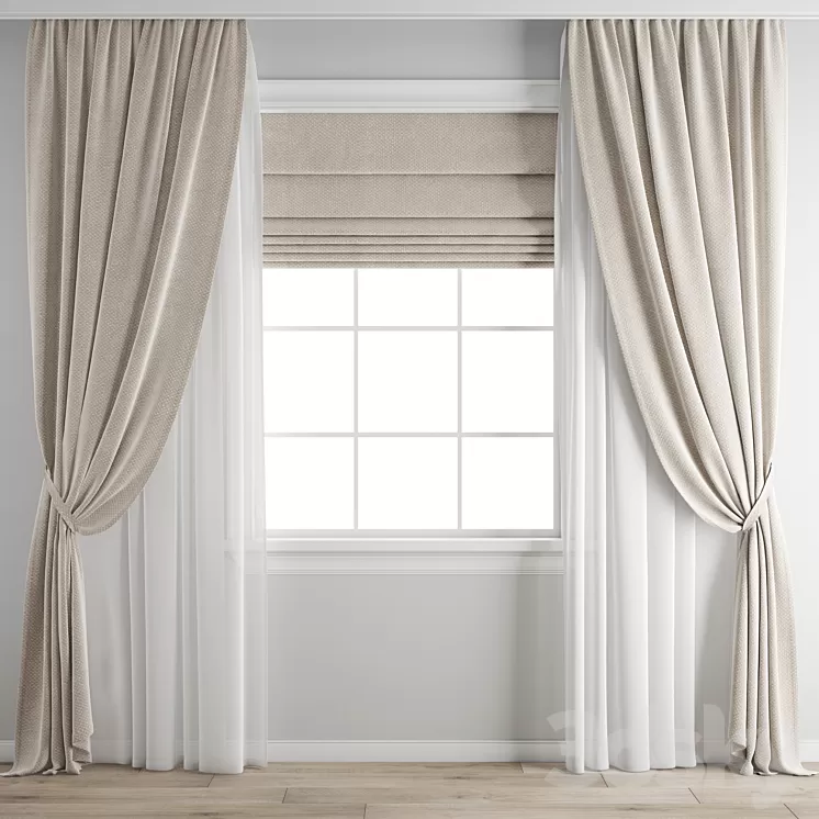 Curtain 421 3D Model